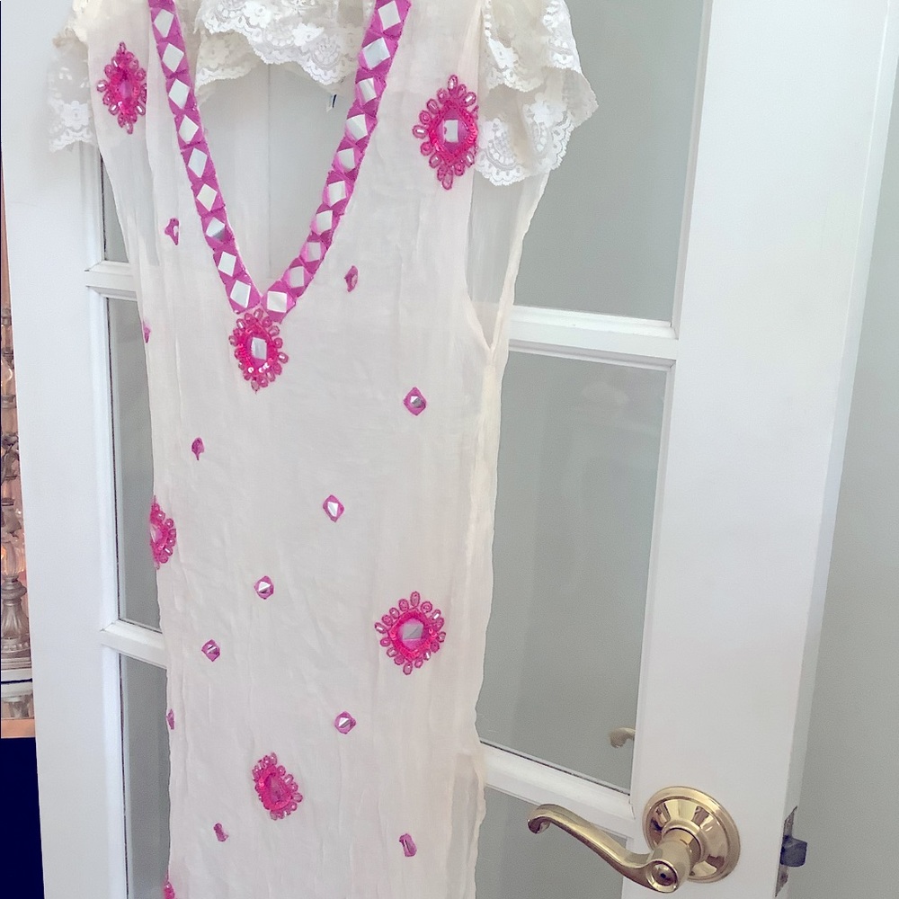Super cute swim cover up made in unique